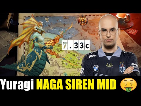 Yuragi playing naga siren mid 7.33c - DOTA 2 HIGH MMR GAMEPLAY #dota2 #dota2highlights