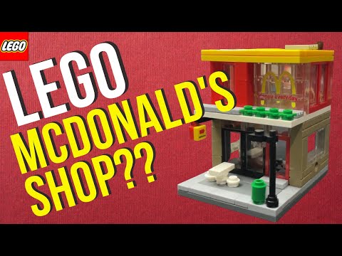 LEGO BUILDING BLOCK: MCDONALD'S SHOP