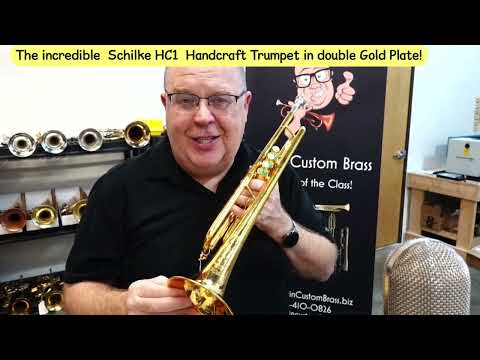 Schilke HC1 Handcraft Bb Trumpet | Anderson Double Gold Plate | Ex-Trent Austin Collection image 10