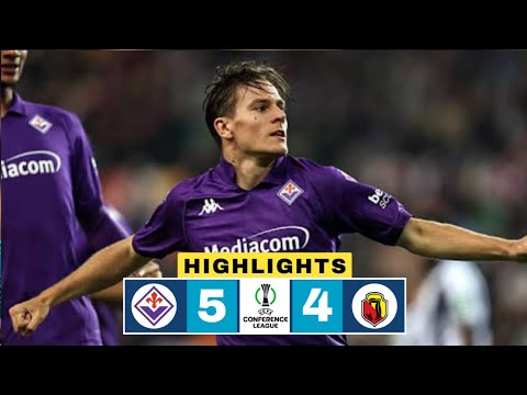 Fiorentina vs Jagiellonia Białystok 2-4 (Agg. 5-4) Highlights | Moise Kean Goal | Mazurek Hattrick 