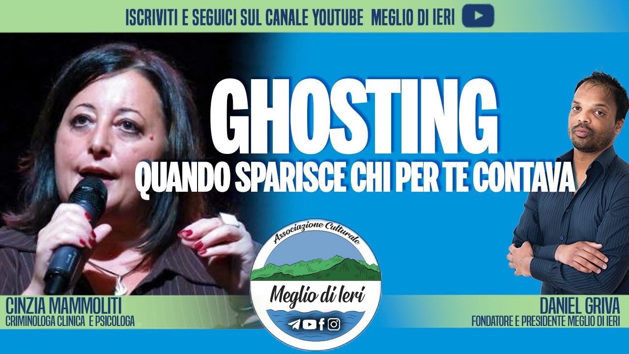 Ghosting, quando sparisce chi per te contava - CINZIA MAMMOLITI - Psicologa