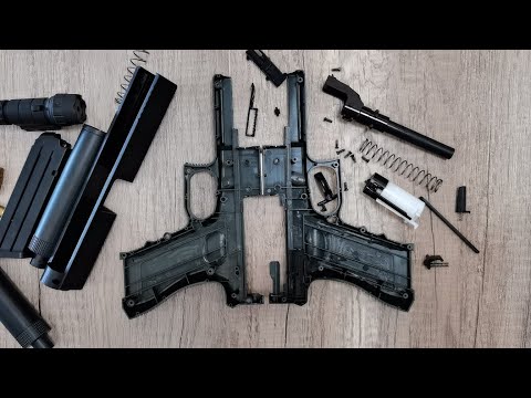 Glock Shell Ejection Soft Bullet Pistol Toy Gun Disassembly 2021