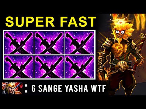 SUPER FAST 6 SANGE YASHA MONKEY KING PATCH 7.09 DOTA 2 NEW META GAMEPLAY #25 (FUNNY MOMENTS)