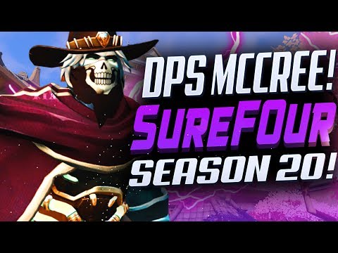 SUREFOUR TOP 500 MCCREE GAMEPLAY! [ OVERWATCH SEASON 20 TOP 500 ]