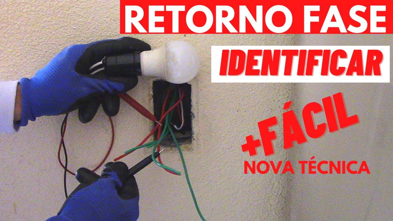 Identificar RETORNO de FASE muito fácil eletricista