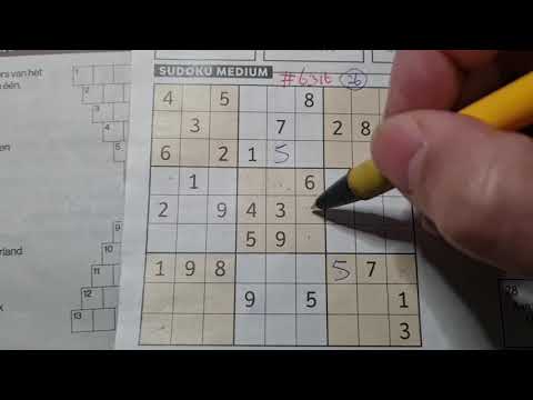 Daily Sudoku practice continues. (#6316) Medium Sudoku. 04-22-2023
