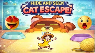 ⚡ Danger Bear 🐻 vs Good Girls 🙂 | hide and seek cat escape! 🔴 Live Gameplay #live #shortlive