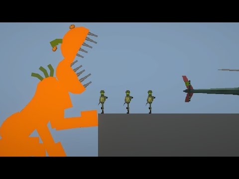 Pumpkin titan vs melon military (melon sandbox)