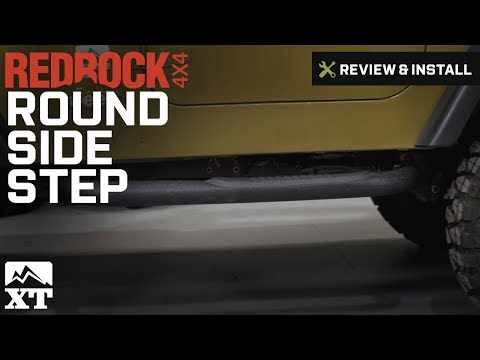 Jeep Wrangler RedRock 4x4 3" Round Side Step (1986-2006 YJ & TJ) Review & Install