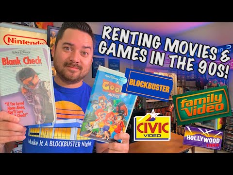 RENTING MOVIES AND VIDEO GAMES IN THE 90s! || Retro Response (S1:E1)