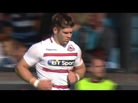 Cornell du Preez Yellow Card Cardiff Blues v Edinburgh 6th Oct 2013