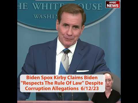 Kirby Claims Biden "Respects The Rule Of Law" — Independence Of Justice Department Reaffirmed