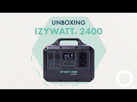 Station d'énergie portative IZYWATT 2400 ORIUM