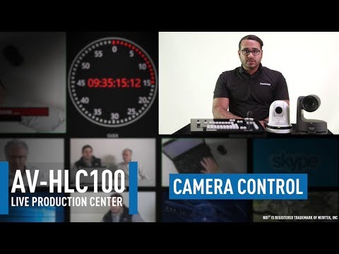 AV-HLC100 Live Production Center: Configuring & Using PTZ Controls
