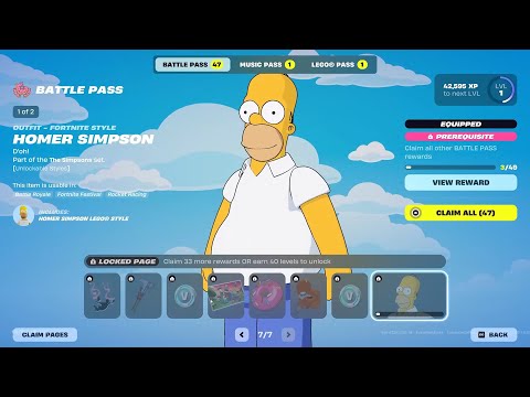 Simpsons Battle Pass (Official Reveal)