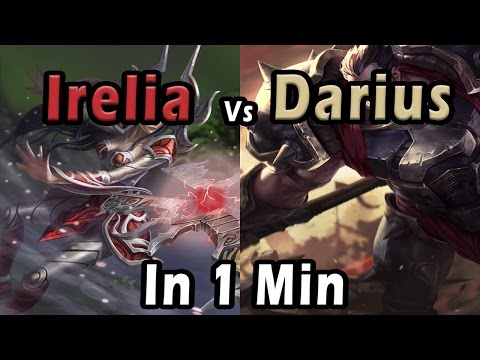 Irelia Vs. Darius In 1 Min - A Top Lane Matchup Guide