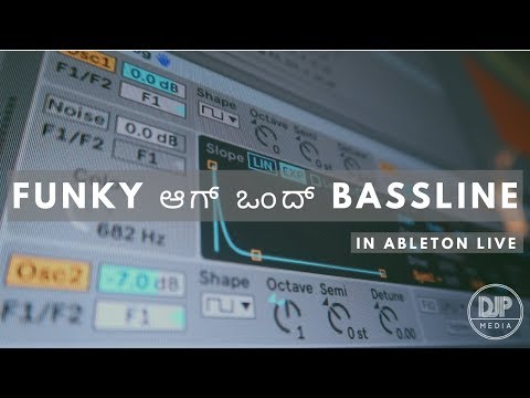 How to make the BASSLINE in Chandan Shetty's " Shokilala " | Ableton Live Tutorial | Kannada