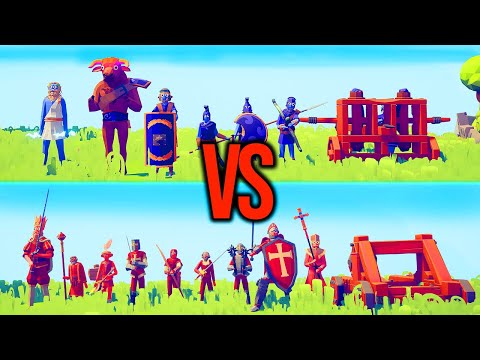 MEDIEVAL TEAM vs ANCIENT TEAM #47 | TABS - Totally Accurate Battle Simulator