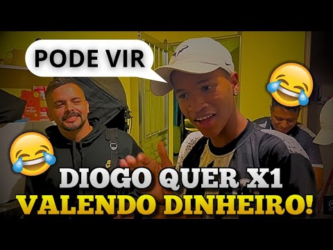 DIOGO VAI JOGAR X1 VALENDO DINHEIRO COM ERIC FUT
