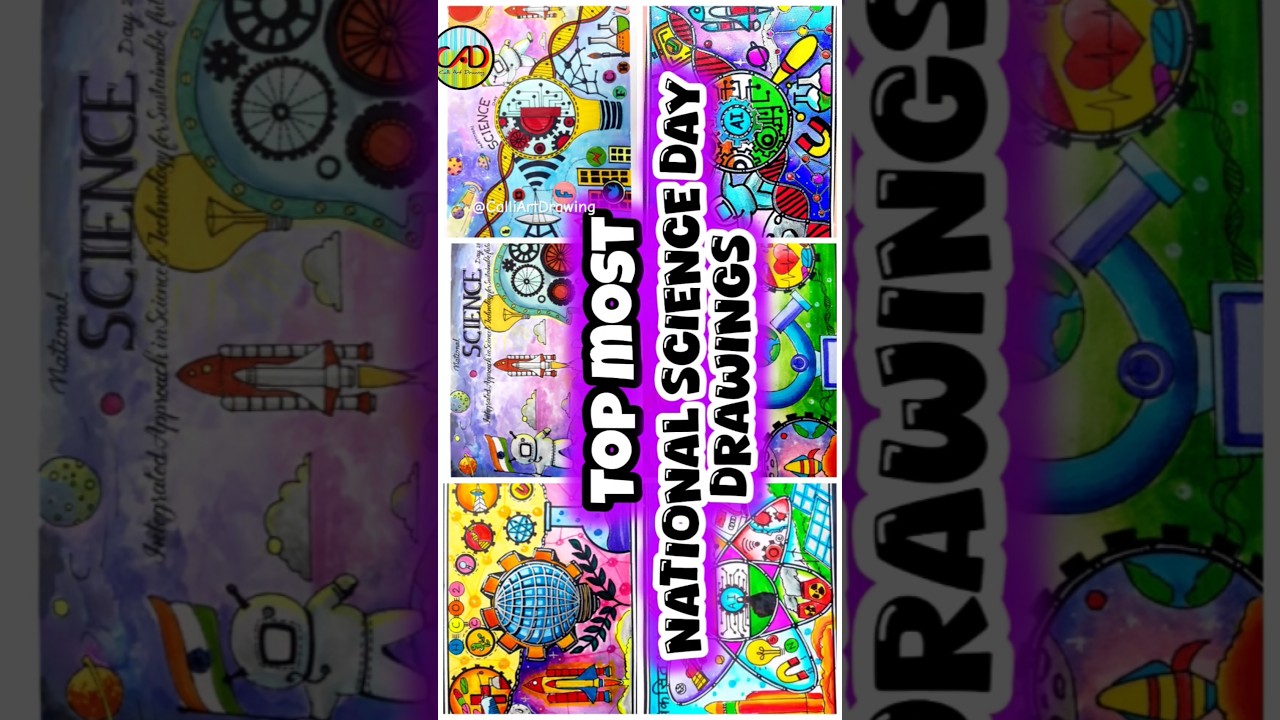 National Science Day Drawing/Science Day Poster/National technology day drawing#scienceproject