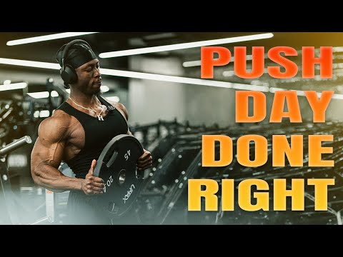 PUSH DAY WORKOUT - Chest, Shoulders & Triceps