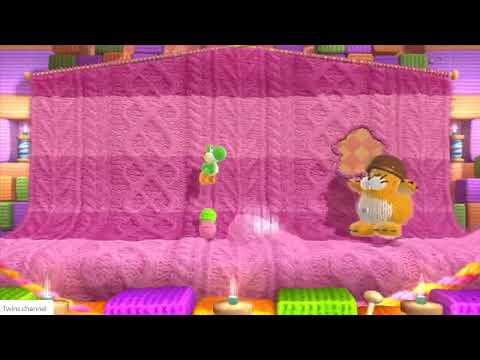 Yoshi's Woolly World - All Bosses - All Enemies- All Power Badges and Mellow ModeAll Yoshi Costumes