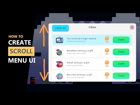 How to Create a Scroll Menu in Unity – Easy Step-by-Step Guide | Unity Scroll Menu Tutorial | 2024