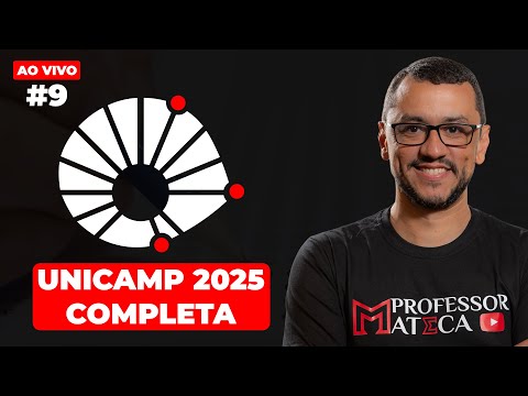 Revisão UNICAMP 2026 | Resolução Completa da prova de Matemática 2025 #9