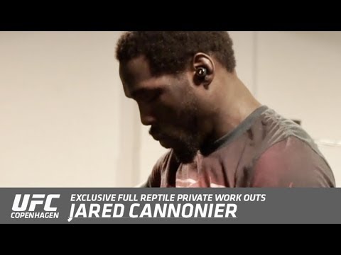 JARED CANNONIER UFC COPENHAGEN PRIVATE WORKOUT