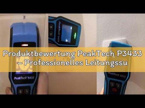 Produktbewertung PeakTech P3433 – Professionelles Leitungssuchgerät – Digitaler Leitungssucher für S