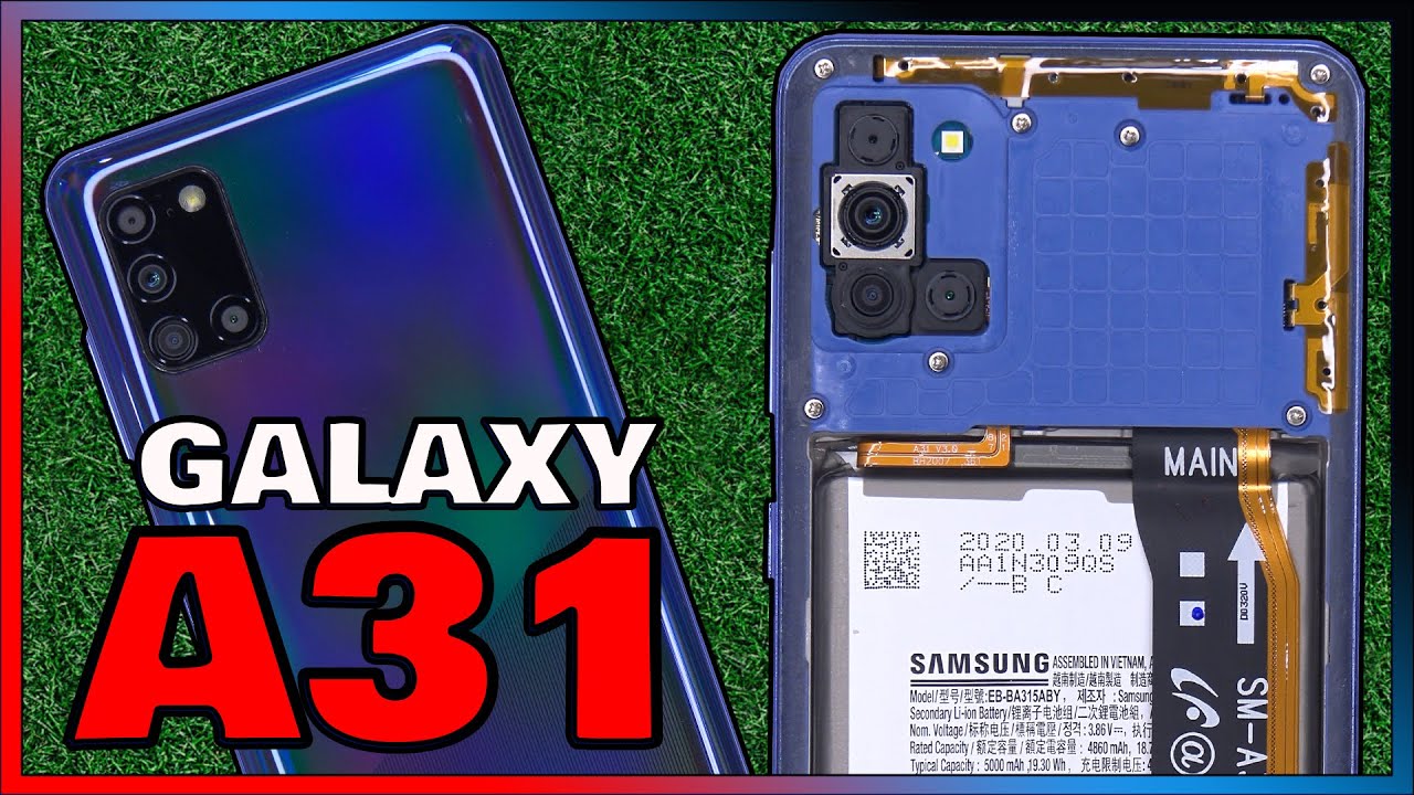 Samsung Galaxy A31 Teardown Disassembly Repair Video Review