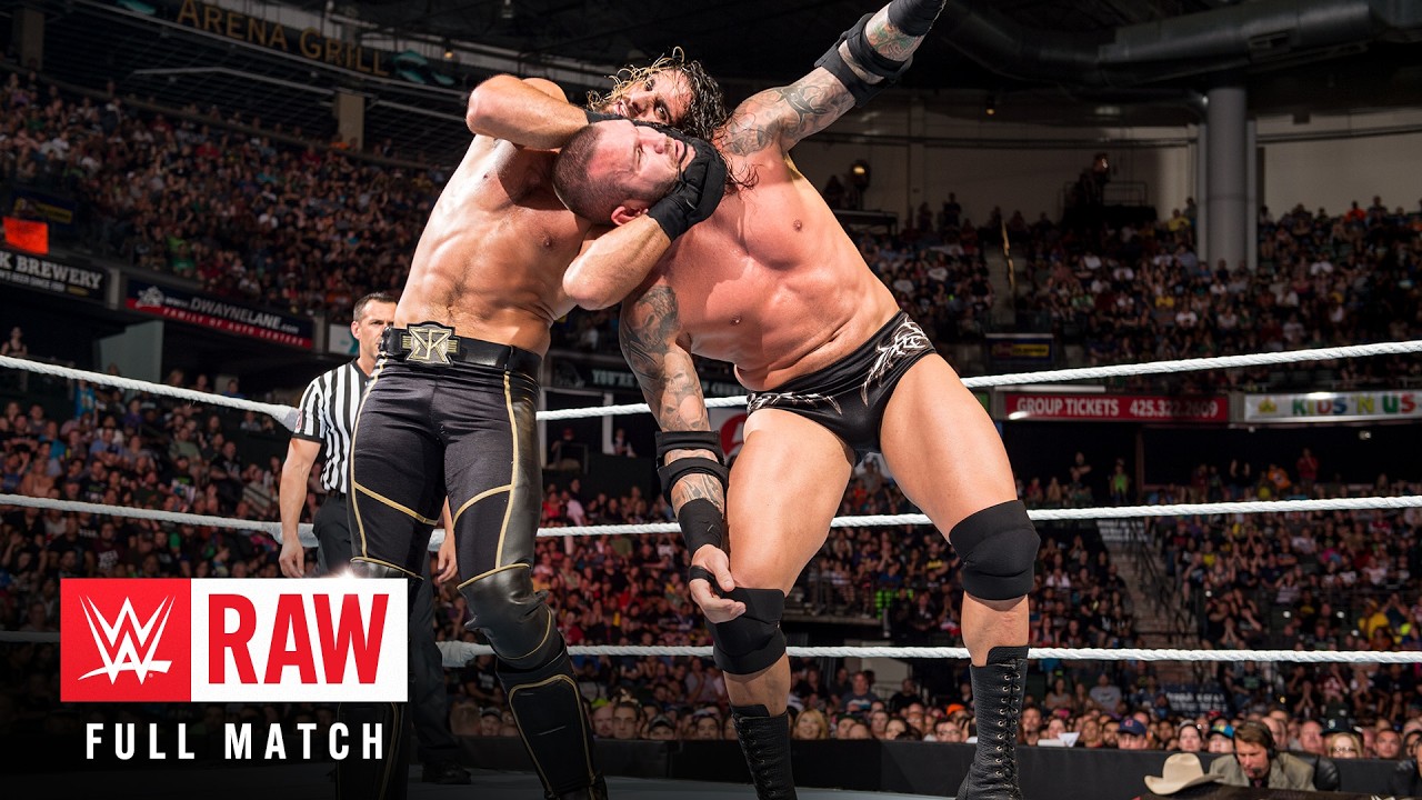 FULL MATCH: Seth Rollins vs. Randy Orton | WWE Title Match : Raw, Aug. 10, 2015