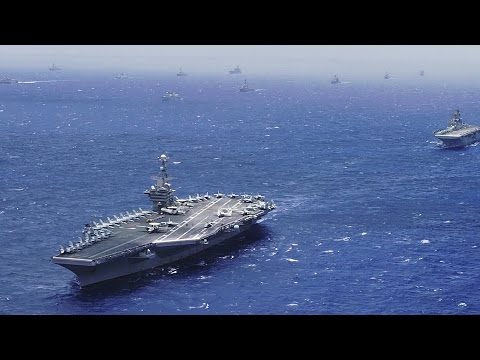 Super Massive Ship Formation – US Navy Exercise RIMPAC