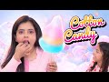 🍭 Cotton Candy  হাওয়াই মিঠাই  Making at Home 🏠| Rainbow Cotton Candy | Wonder Munna Unplu