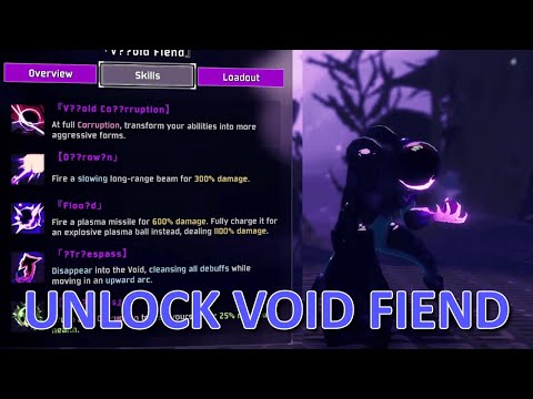 How to Unlock the Void Fiend - Survivors of The Void