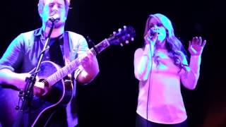 Lee DeWyze & Leslie DiNicola performing Lee's song Stone in Phoenix