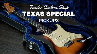 Video thumbnail for Fender Custom Shop TEXAS SPECIAL Stratocaster Pickup Set by Ardiansyah Yudasmara