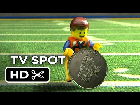 The Lego Movie TV SPOT - Puppy Bowl Coin Toss (2014) - Will Ferrell Movie HD