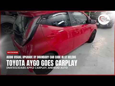Toyota Aygo Gets Budget-Friendly CarPlay Android Auto Upgrade KENWOOD DMX5023DABS #carplay #caraudio