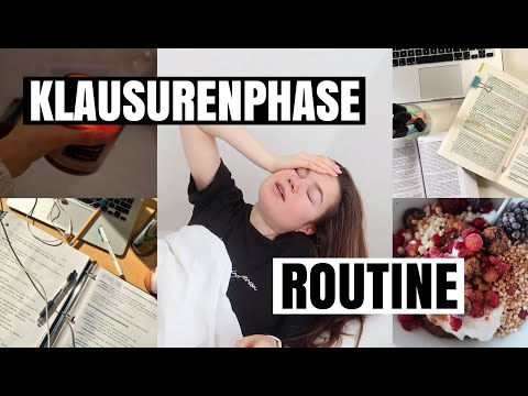 TAGESROUTINE in der PRÜFUNGSPHASE📚