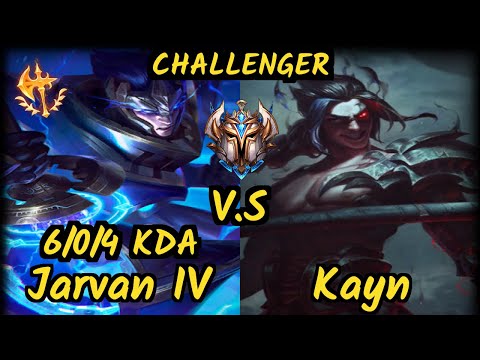 ESG Agurin (JARVAN IV) vs KAYN - 6/0/4 KDA JUNGLE CHALLENGER GAMEPLAY - EUW