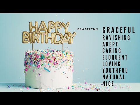 Can You Sing Happy Birthday To Gracelynn - Happy Birthday Song | Happy Birthday To You Gracelynn.