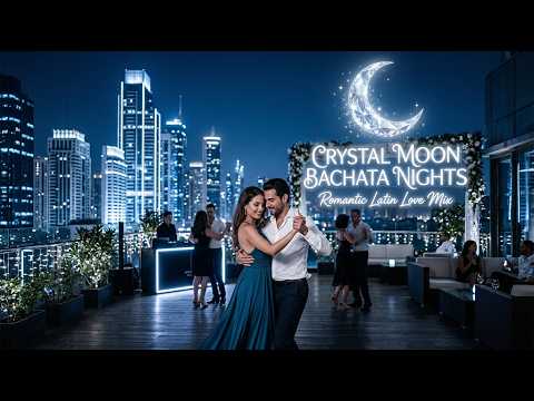 Crystal Moon Bachata Nights ✨ Romantic Latin Love Mix for Elegant White Neon City Vibes