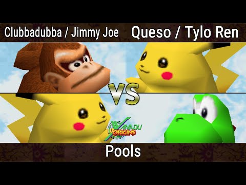 Xanadu Origins - Clubbadubba & Jimmy Joe Vs. Queso & Tylo Ren - Smash Bros - SSB64