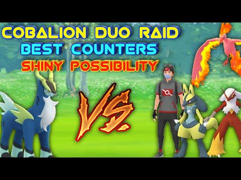 Duo Cobalion Raid | How to get Shiny Cobalion | Best Counters for raid | Best Moveset | Pokemon Go