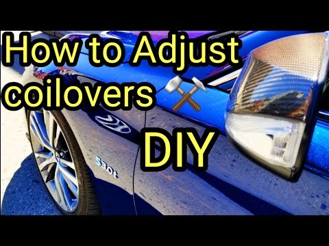 Q50 Q60 ADJUSTING COILOVERS
