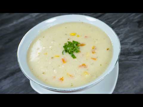This recipe surprised everyone how easy and delicious CORN CREAM SOUP can be! Rice Cooker Recipe