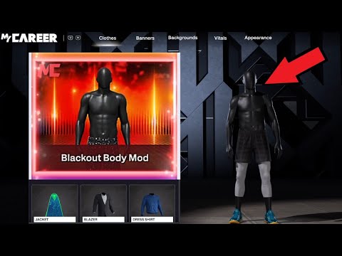 NBA 2K26 - How to unlock and equip Blackout Body Mode