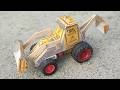 How To Make JCB At Home From Matchbox DIY JCB Backhoe Loader Mini JCB Science Project