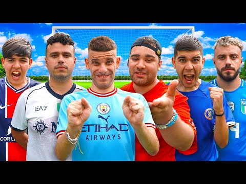 ⚽️ 104 TIRI CHALLENGE - Team SBANCATORE vs ANDREA 😂